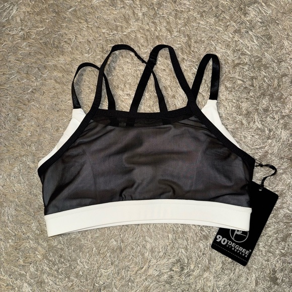 90 Degree By Reflex Other - 90 Degree Black & White Mesh Sports Bra!